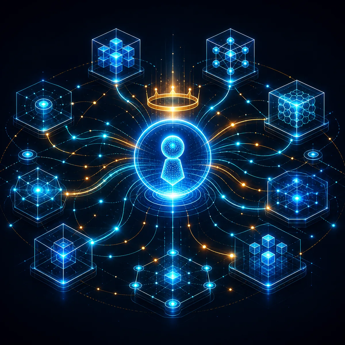 Illustration for Desirable Property DP5: Decentralized Namespace