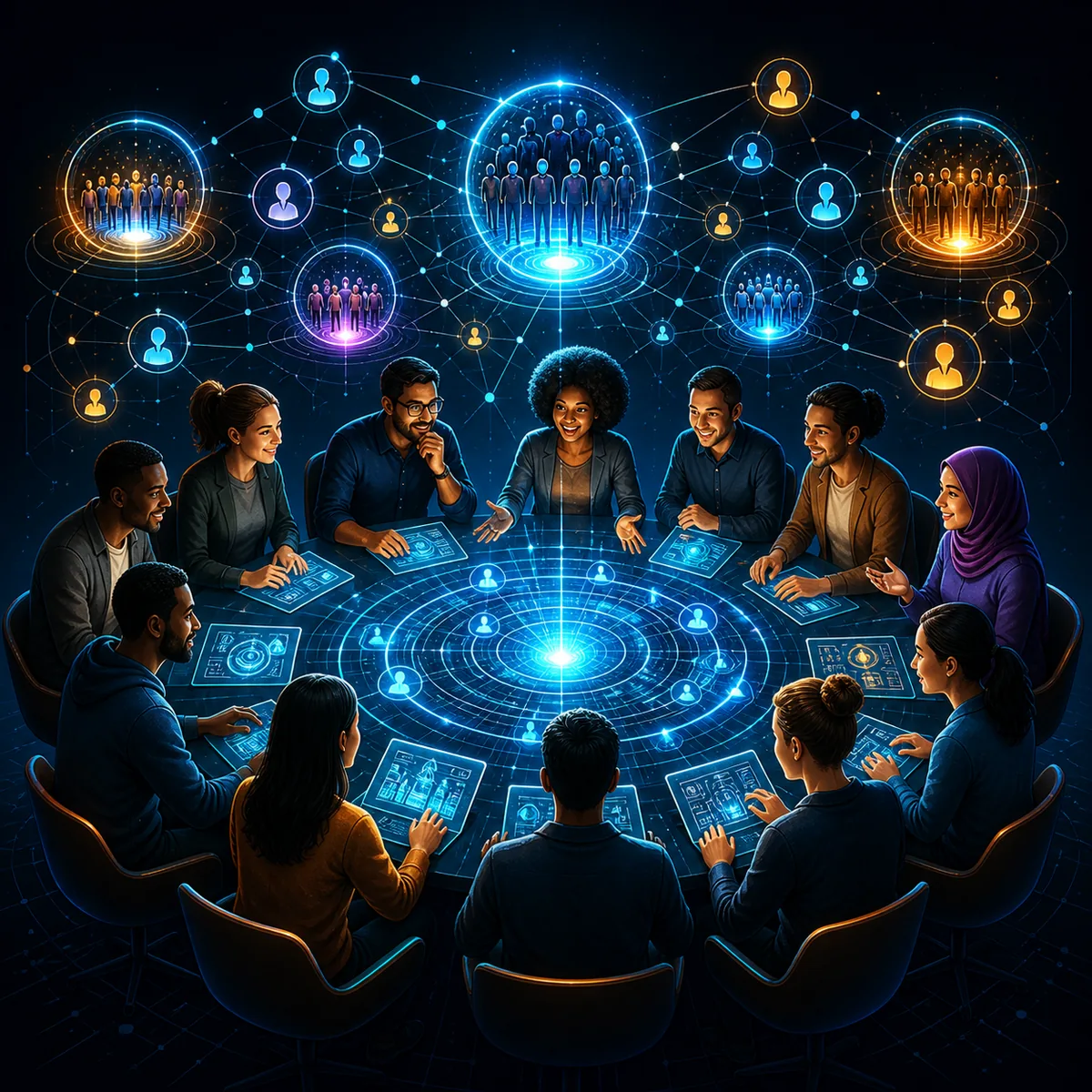 Illustration for Desirable Property DP8: Collaborative Environment and Meta-Communities